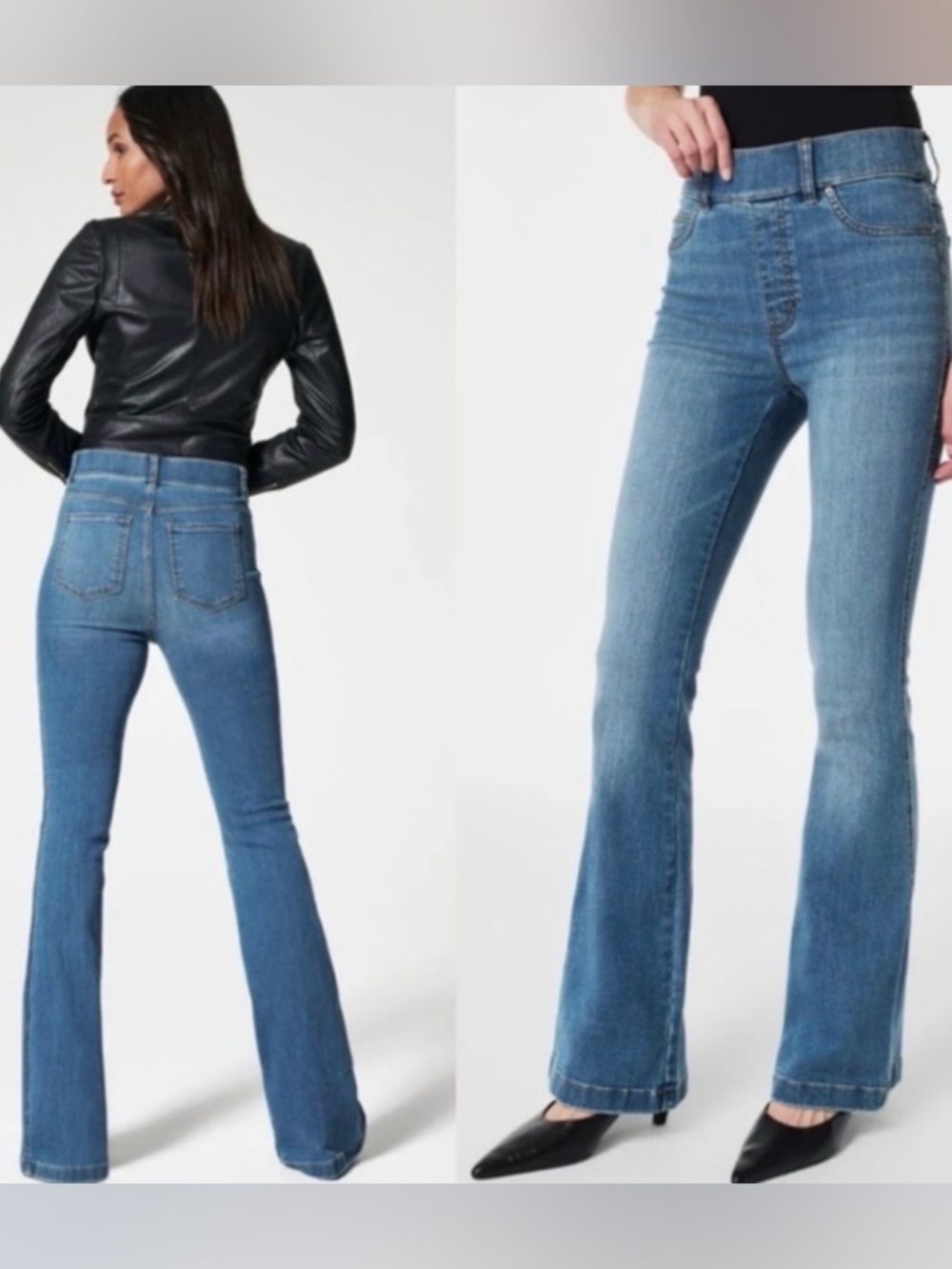 SPANX SPANXshape Everywhere High-Rise Flare Jeans - medium